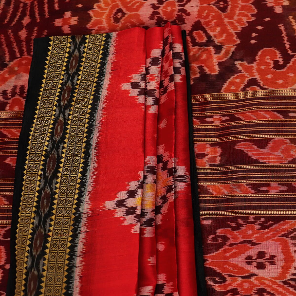 Handloom Khandua Silk Ikat Saree Handloom Saree_Khandua Silk Priyadarshini Handloom 