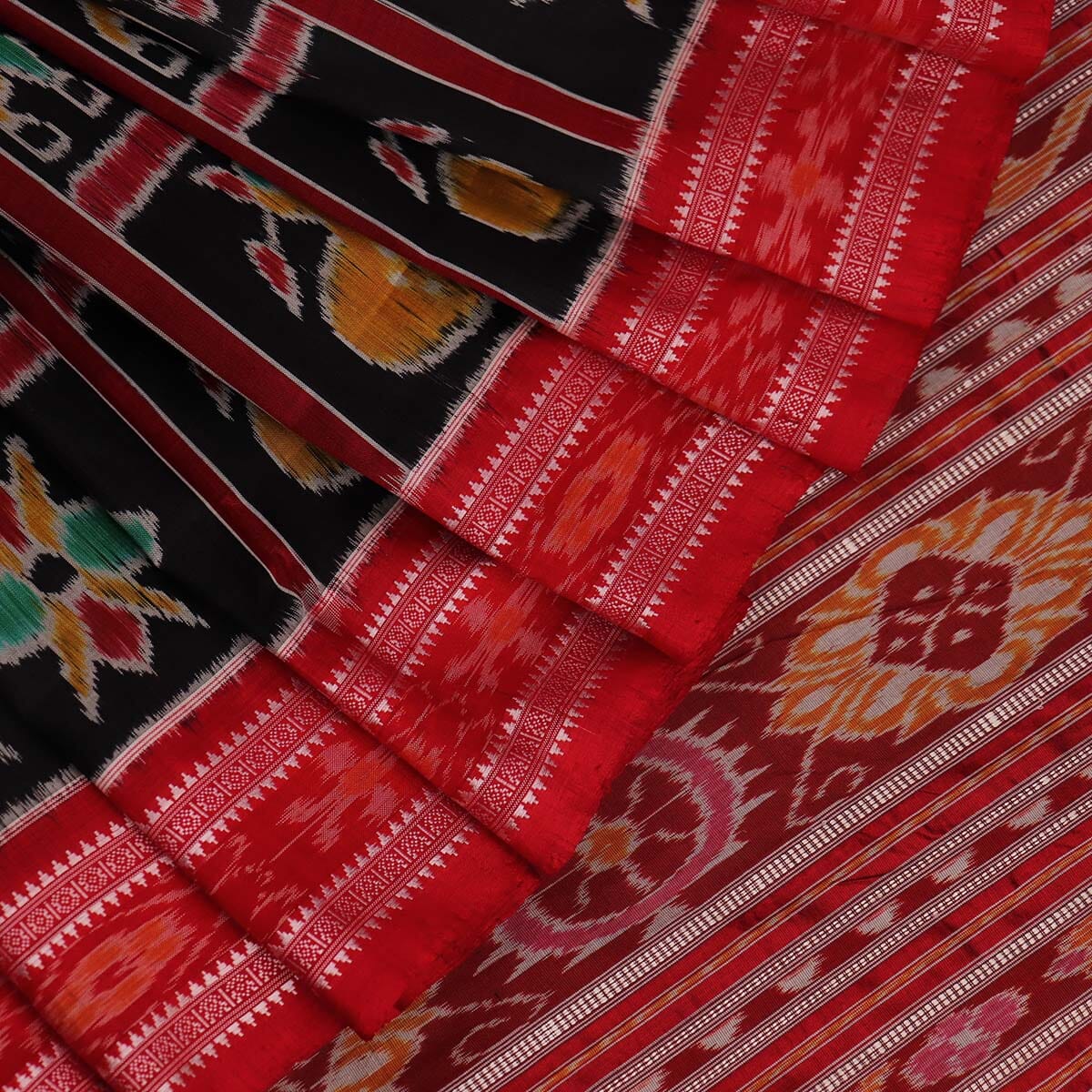 Handloom Khandua Silk Ikat Saree Handloom Saree_Khandua Silk Priyadarshini Handloom 