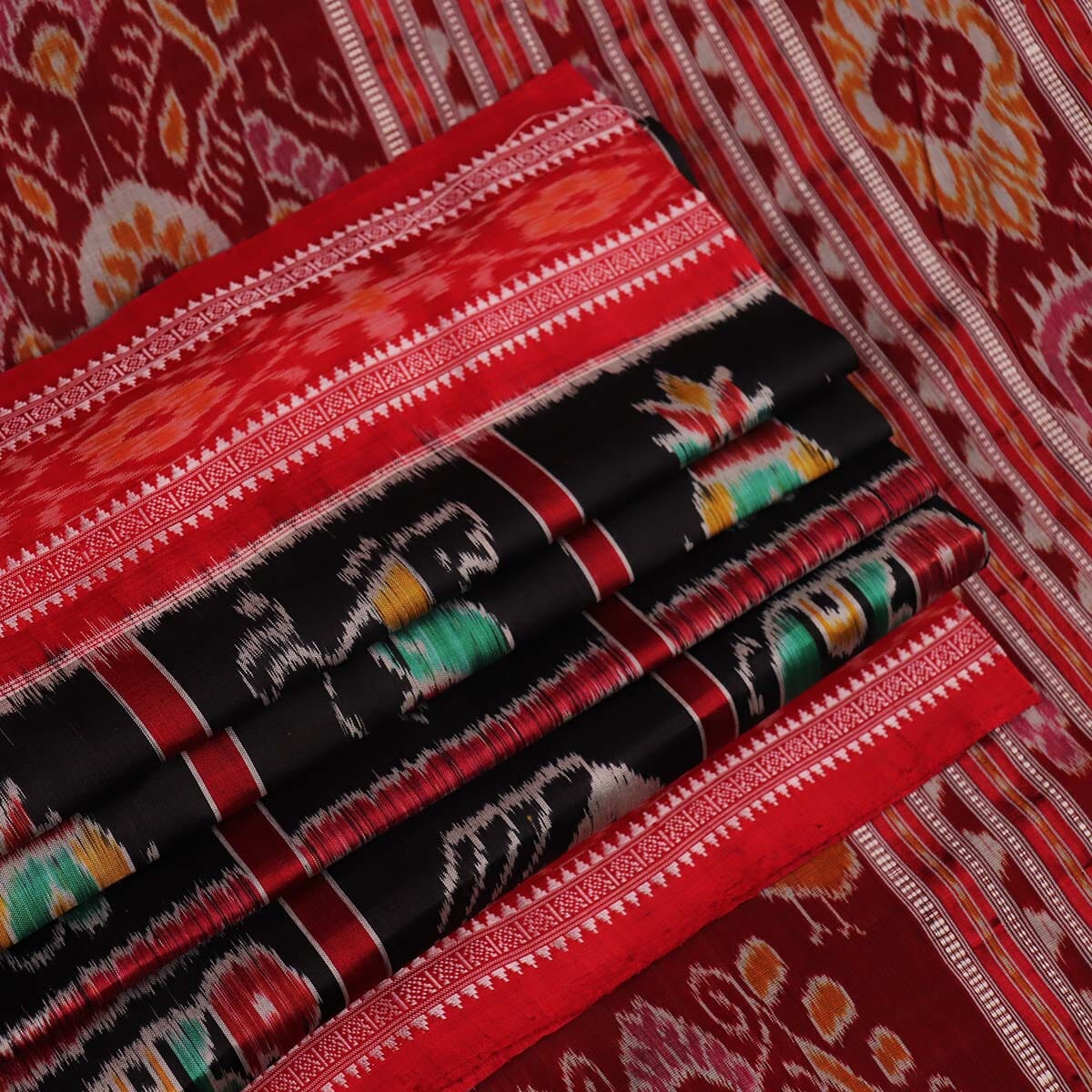 Handloom Khandua Silk Ikat Saree Handloom Saree_Khandua Silk Priyadarshini Handloom 