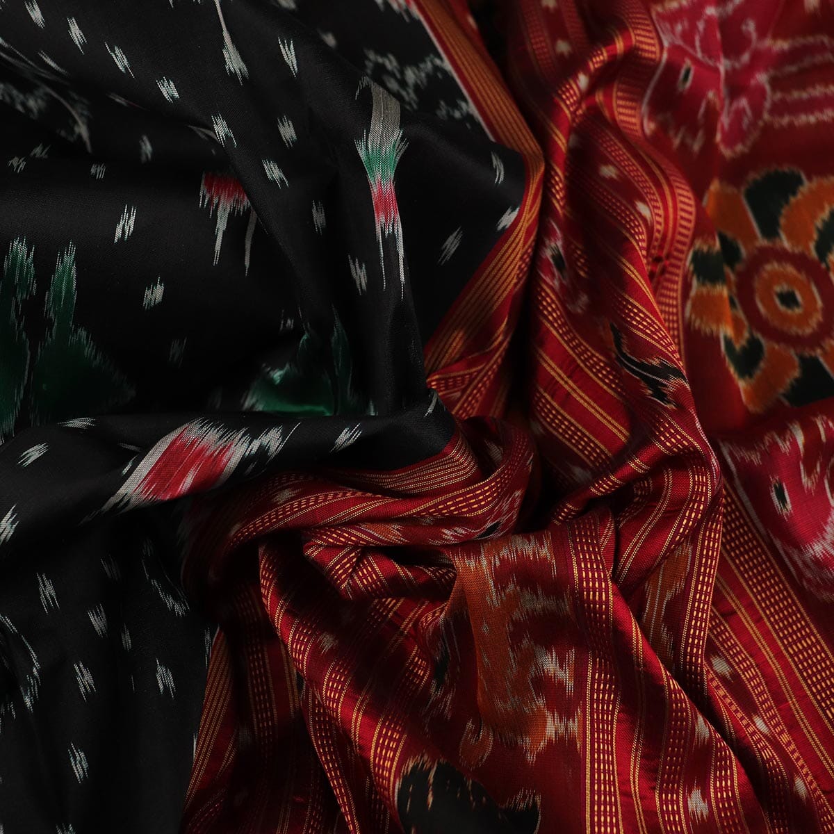 Handloom Khandua Silk Ikat Saree Handloom Saree_Khandua Silk Priyadarshini Handloom 