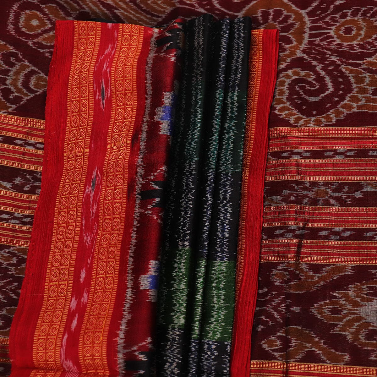 Handloom Khandua Silk Ikat Saree Handloom Saree_Khandua Silk Priyadarshini Handloom 