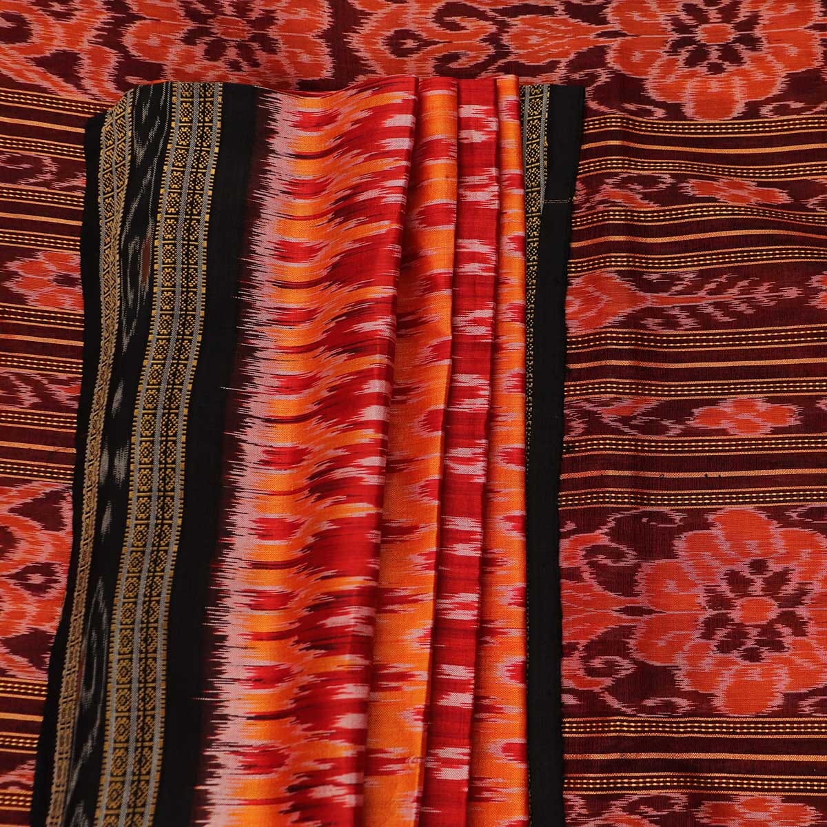 Handloom Khandua Silk Ikat Saree Handloom Saree_Khandua Silk Priyadarshini Handloom 