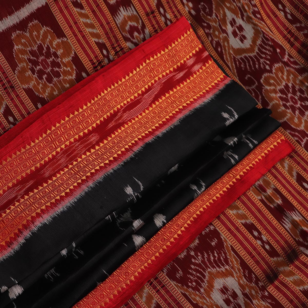 Handloom Khandua Silk Ikat Saree Handloom Saree_Khandua Silk Priyadarshini Handloom 