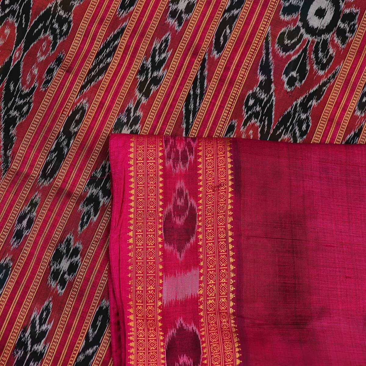 Handloom Khandua Silk Ikat Saree Handloom Saree_Khandua Silk Priyadarshini Handloom 