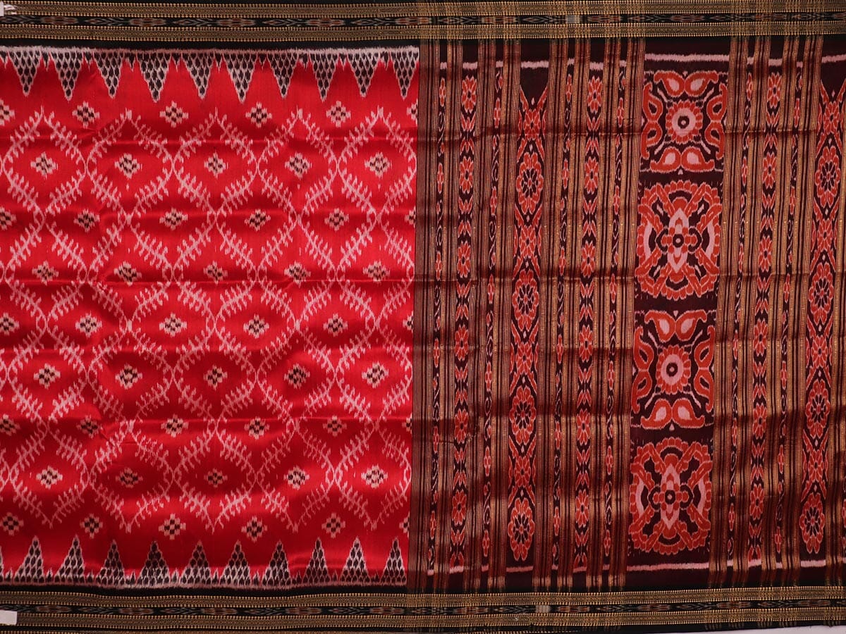 Handloom Khandua Silk Ikat Saree Handloom Saree_Khandua Silk Priyadarshini Handloom 
