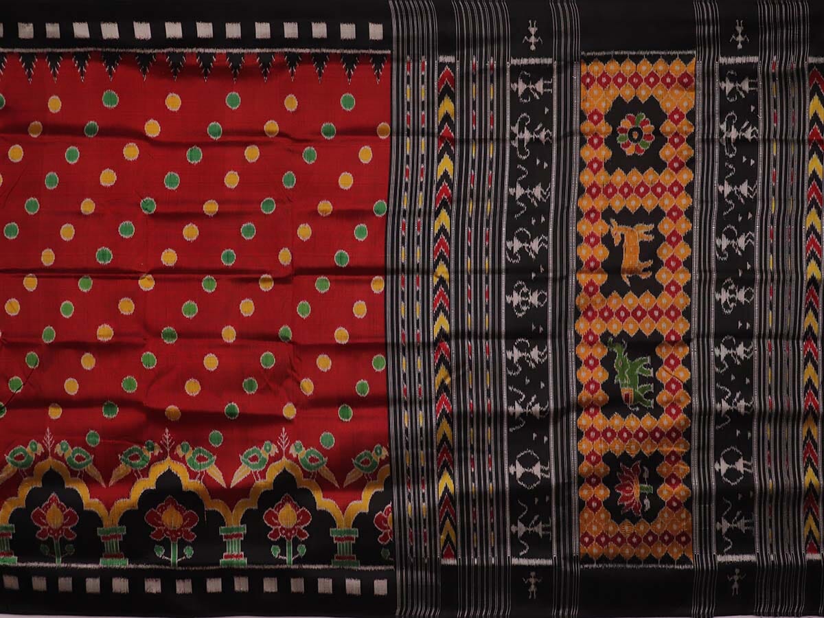 Handloom Khandua Silk Ikat Saree Handloom Saree_Khandua Silk Priyadarshini Handloom 