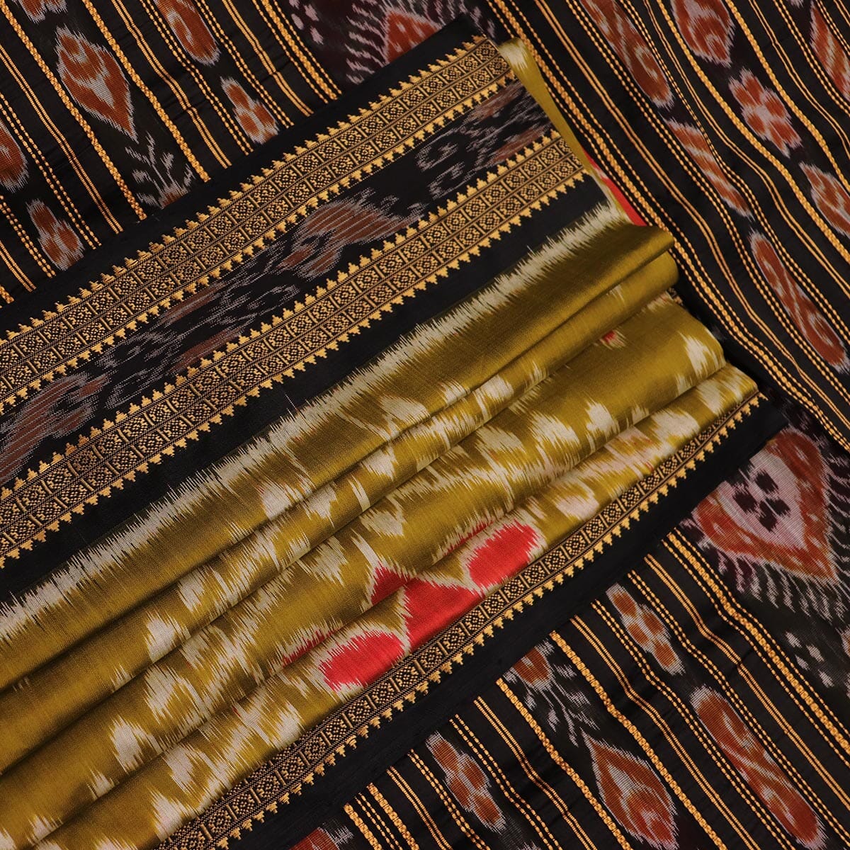 Handloom Khandua Silk Ikat Saree Handloom Saree_Khandua Silk Priyadarshini Handloom 