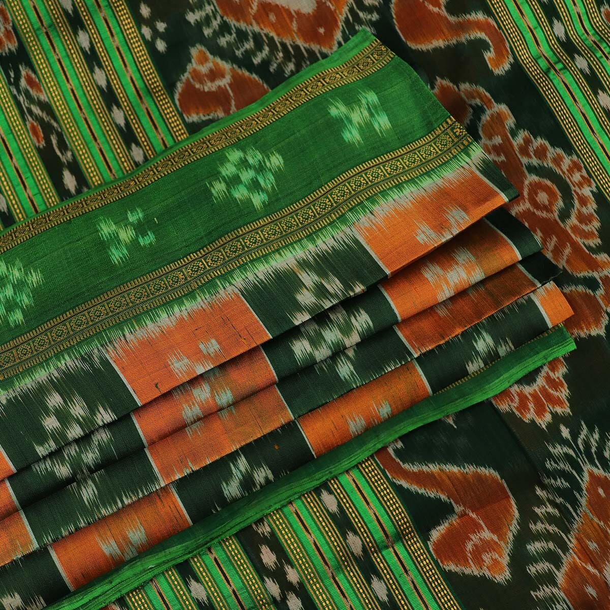 Handloom Khandua Silk Ikat Saree Handloom Saree_Khandua Silk Priyadarshini Handloom 