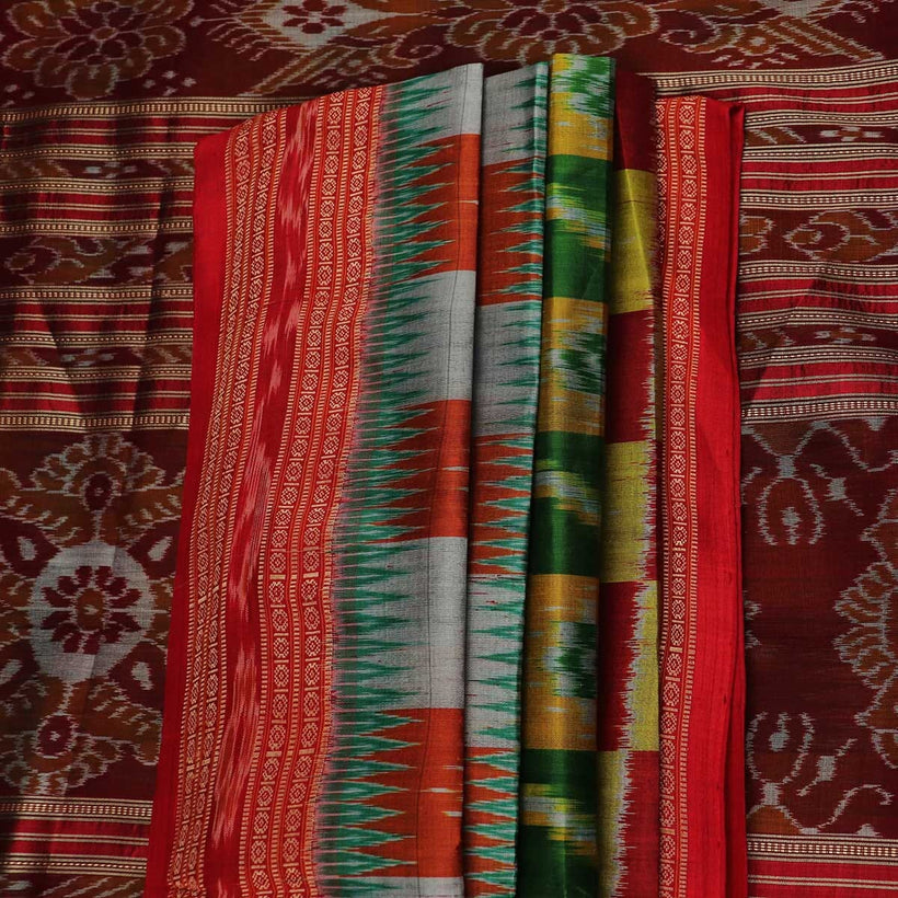 Khandua weave detail