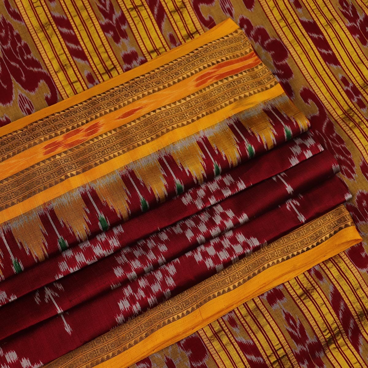 Handloom Khandua Silk Ikat Saree Handloom Saree_Khandua Silk Priyadarshini Handloom 
