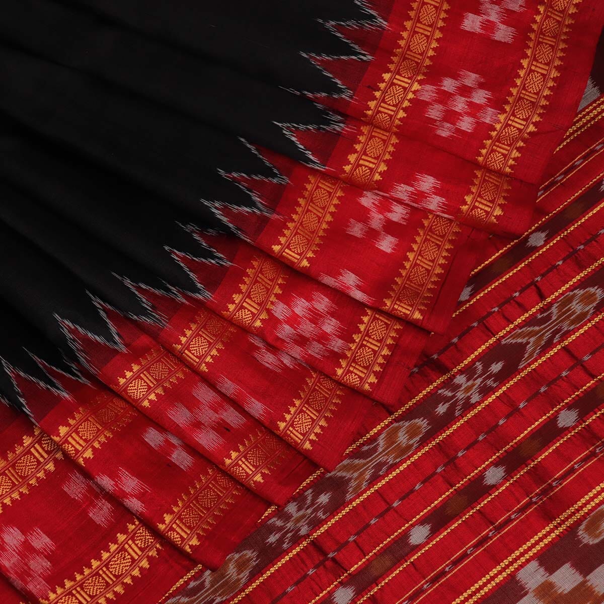 Handloom Khandua Silk Ikat Saree Handloom Saree_Khandua Silk Priyadarshini Handloom 