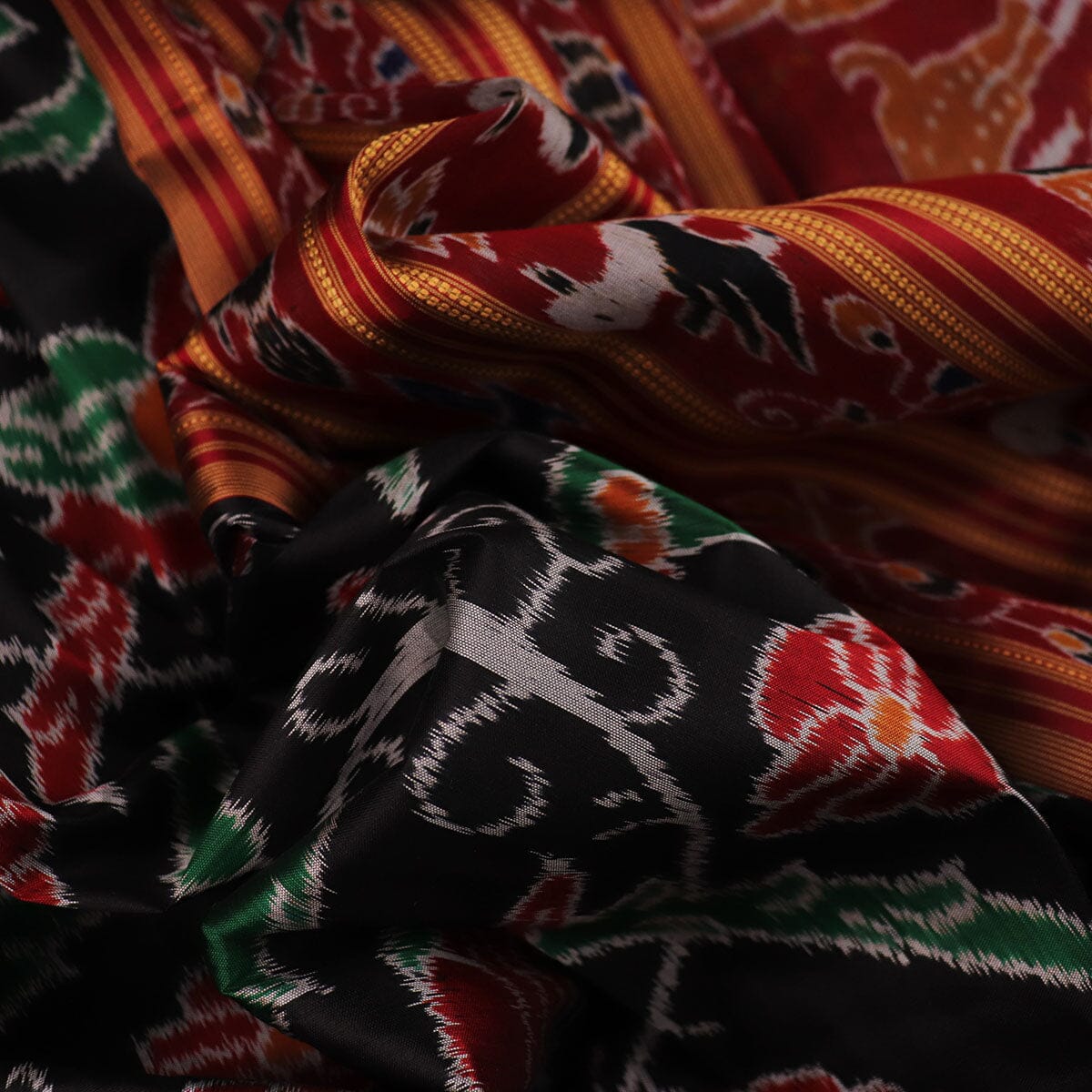 Handloom Khandua Silk Ikat Saree Handloom Saree_Khandua Silk Priyadarshini Handloom 