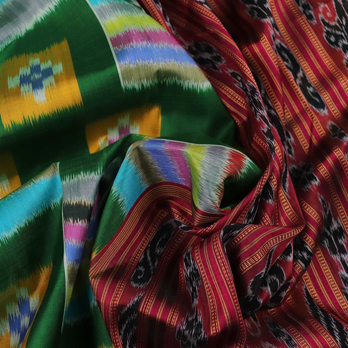 Handloom Khandua Silk Ikat Saree Handloom Saree_Khandua Silk Priyadarshini Handloom 
