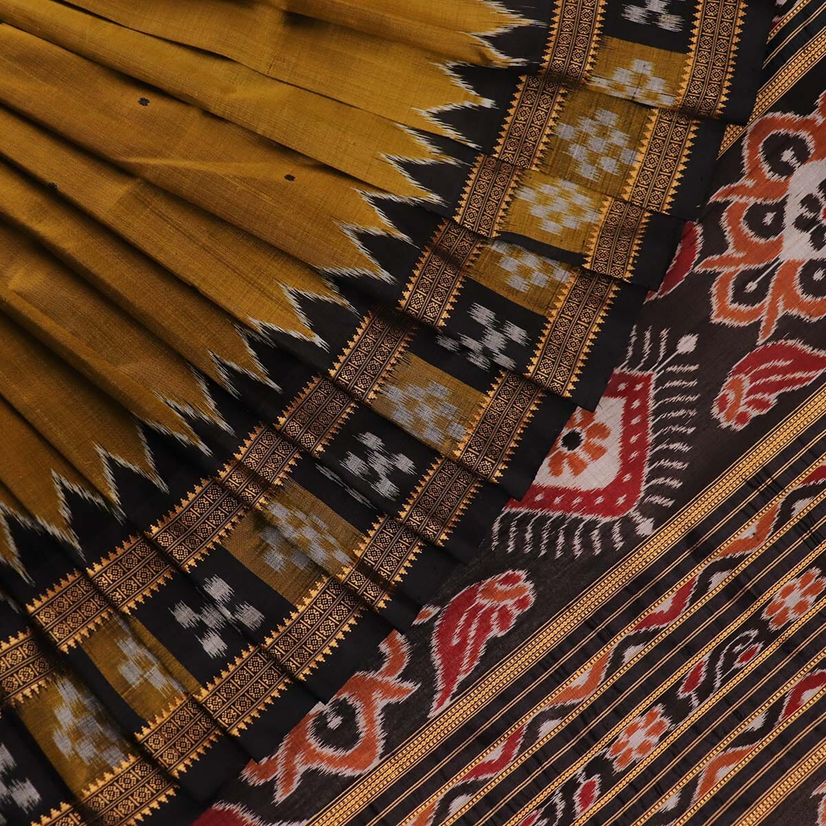 Handloom Khandua Silk Ikat Saree Handloom Saree_Khandua Silk Priyadarshini Handloom 
