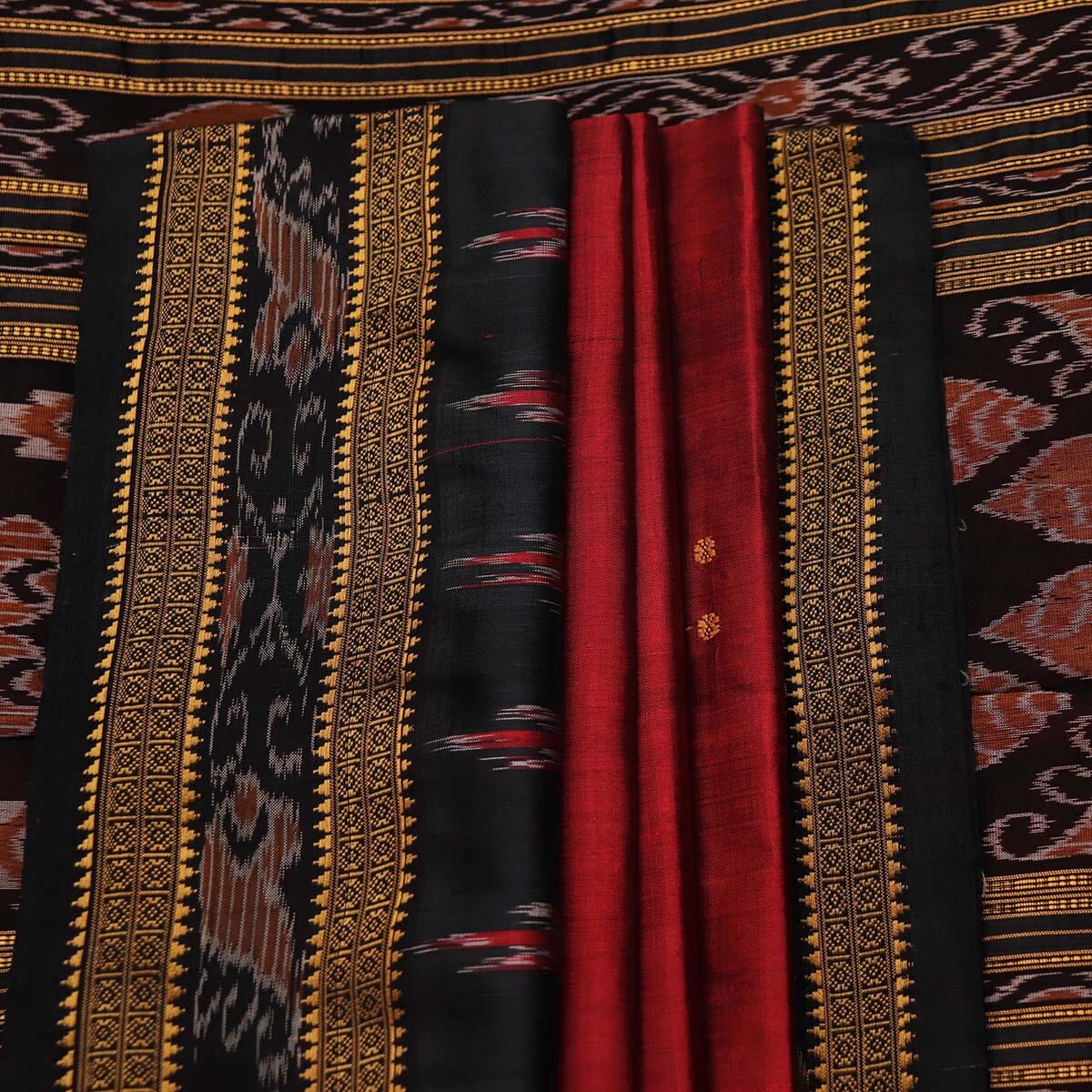 Handloom Khandua Silk Ikat Saree Handloom Saree_Khandua Silk Priyadarshini Handloom 