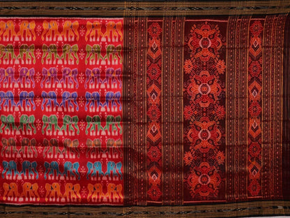 Handloom Khandua Silk Ikat Saree Handloom Saree_Khandua Silk Priyadarshini Handloom 