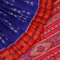 ହ୍ୟାଣ୍ଡଲୁମ୍ ଖଣ୍ଡୁଆ ସିଲ୍କ ଇକାଟ ସାରୀ |
