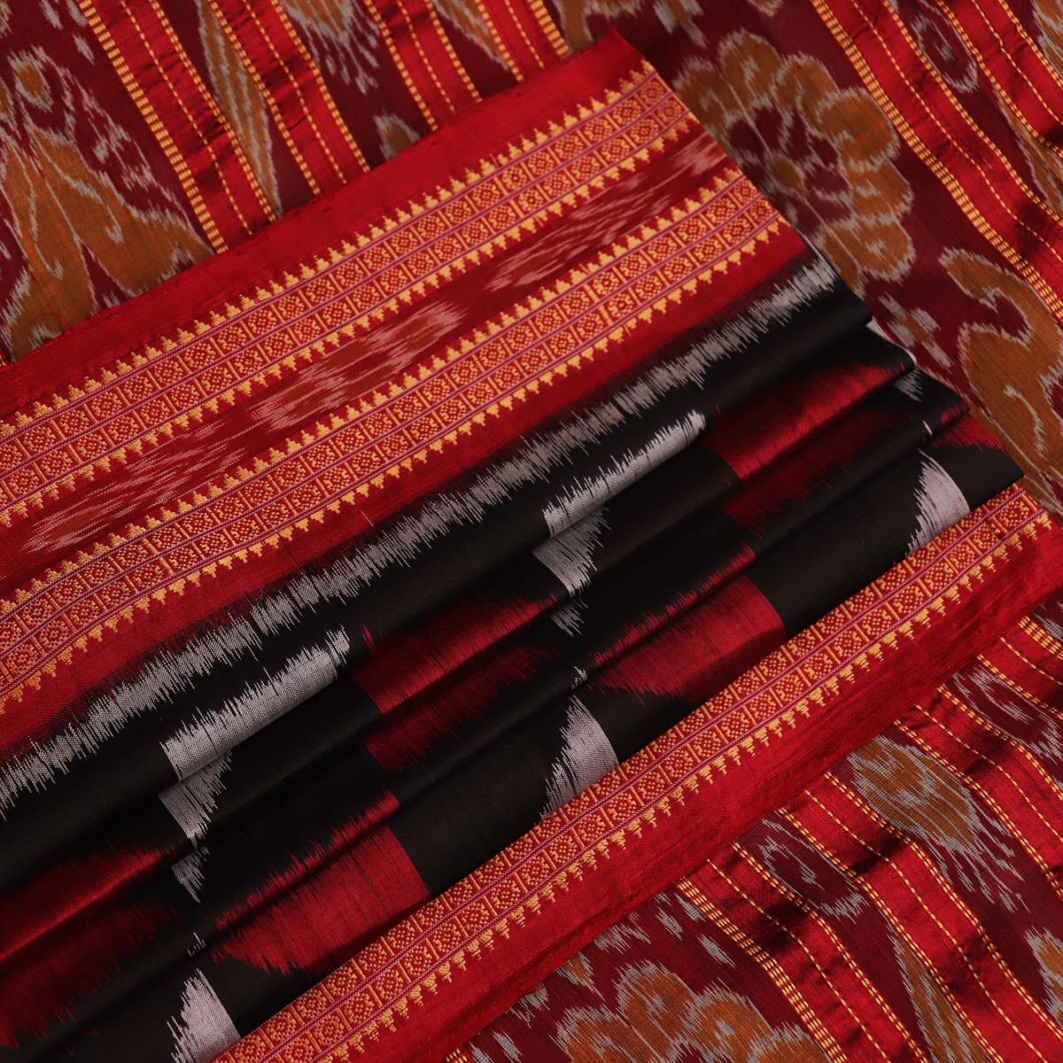Handloom Khandua Silk Ikat Saree Handloom Saree_Khandua Silk Priyadarshini Handloom 