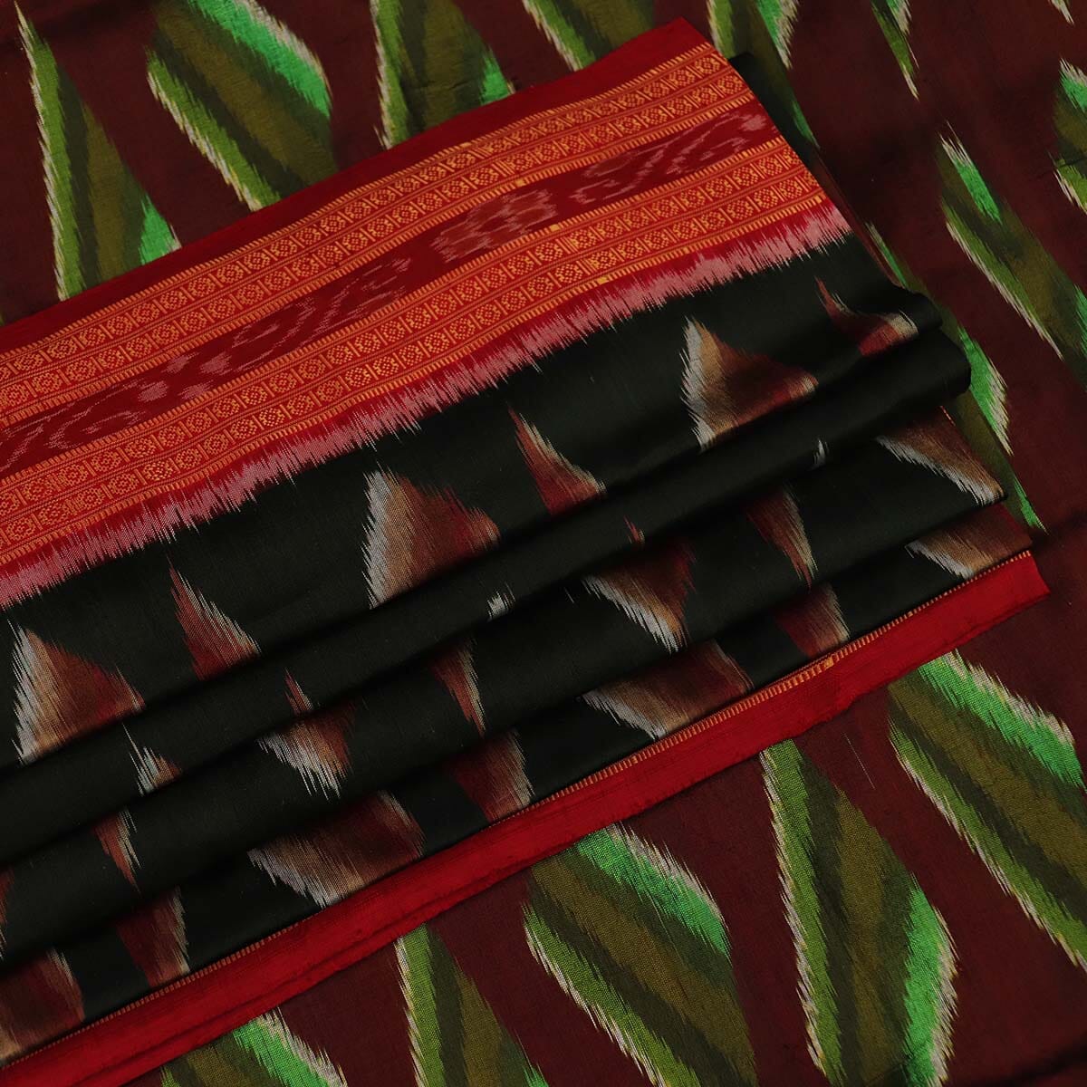 Handloom Khandua Silk Ikat Saree Handloom Saree_Khandua Silk Priyadarshini Handloom 