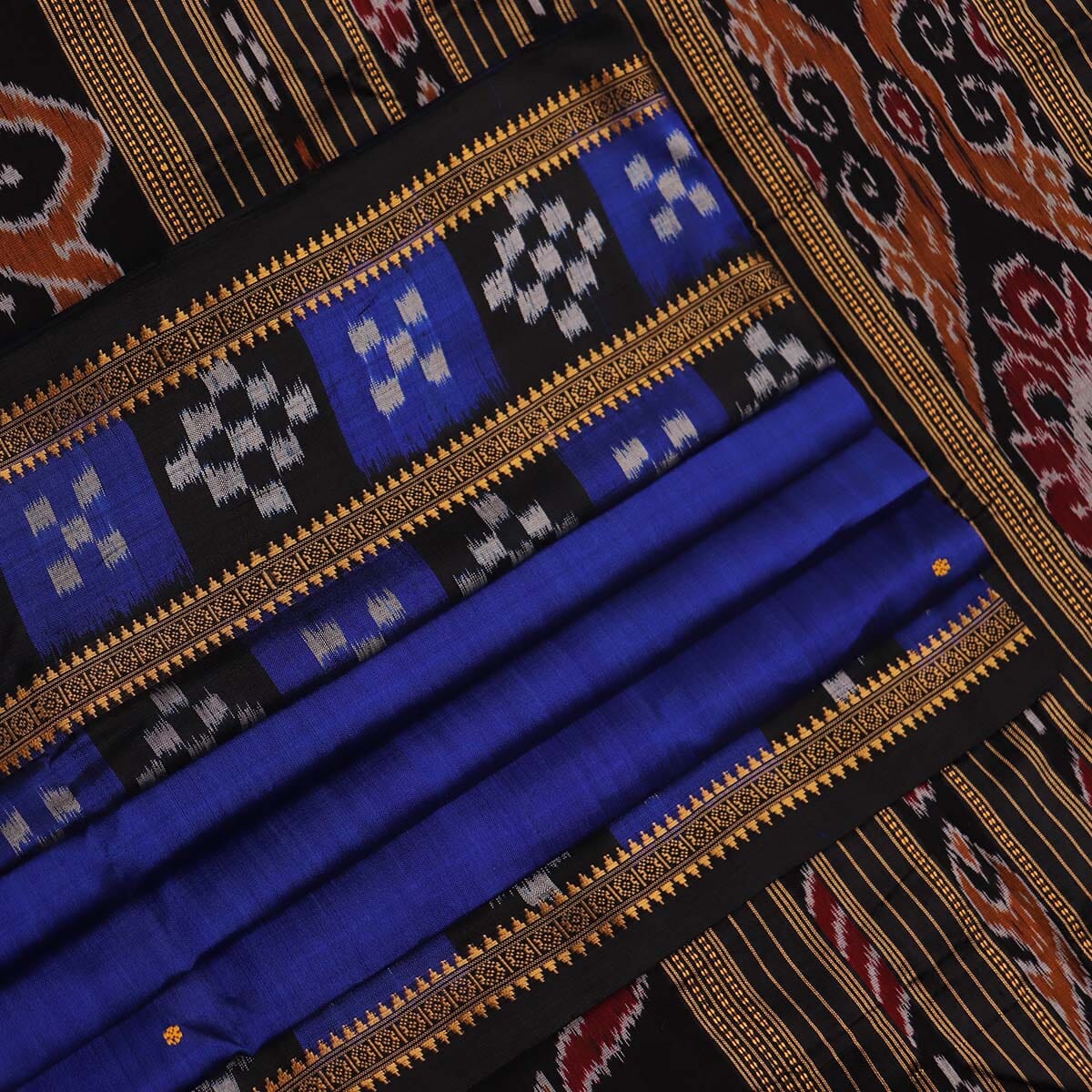 Handloom Khandua Silk Ikat Saree Handloom Saree_Khandua Silk Priyadarshini Handloom 