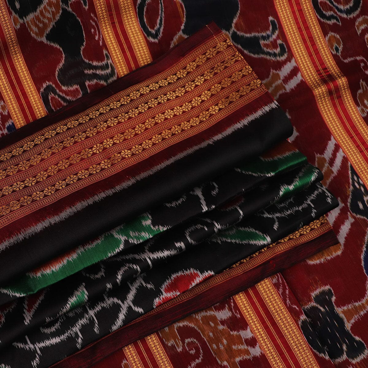 Handloom Khandua Silk Ikat Saree Handloom Saree_Khandua Silk Priyadarshini Handloom 
