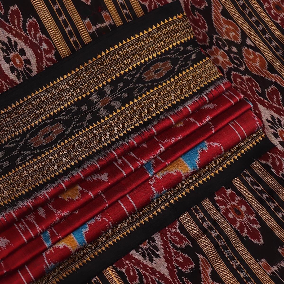 Handloom Khandua Silk Ikat Saree Handloom Saree_Khandua Silk Priyadarshini Handloom 