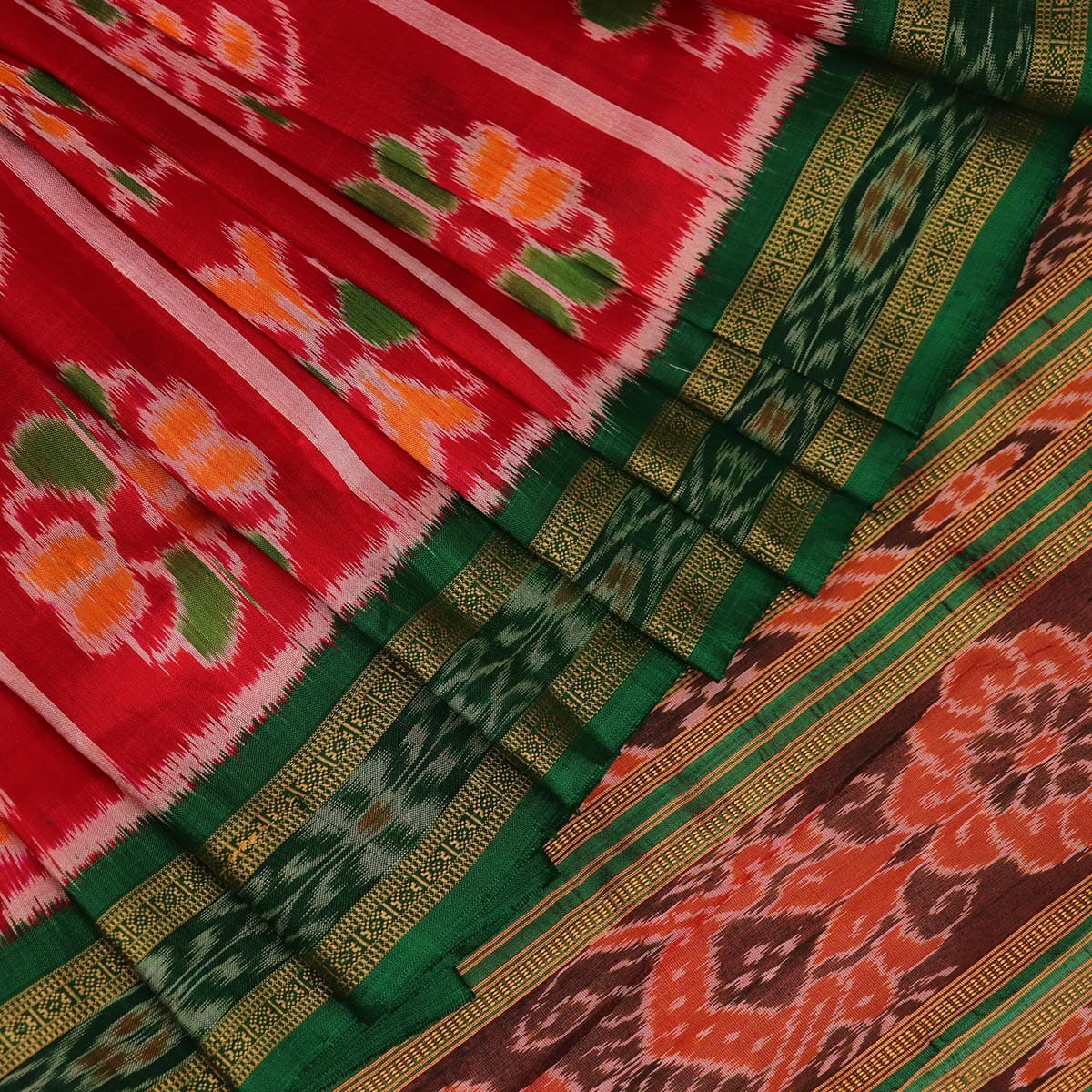Handloom Khandua Silk Ikat Saree Handloom Saree_Khandua Silk Priyadarshini Handloom 