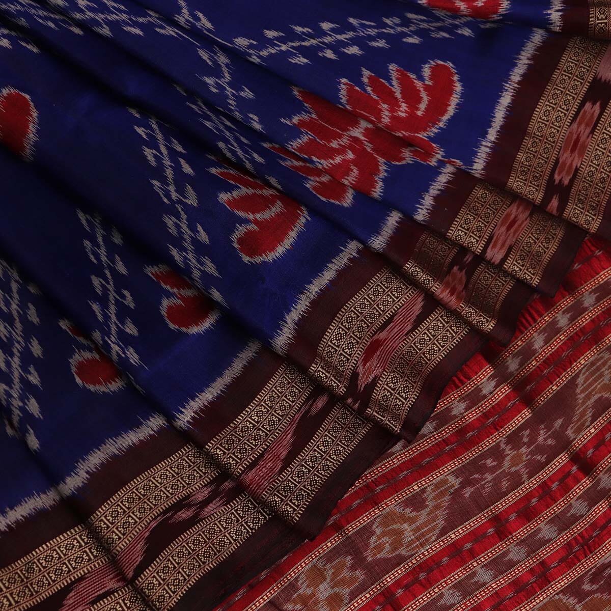 Handloom Khandua Silk Ikat Saree Handloom Saree_Khandua Silk Priyadarshini Handloom 