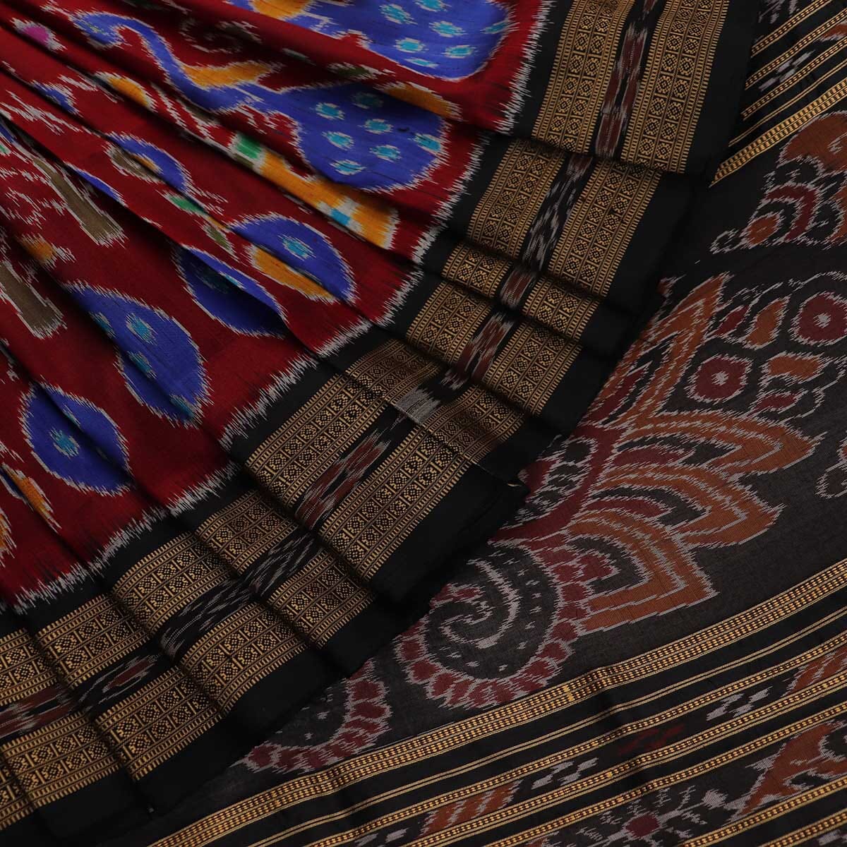 Handloom Khandua Silk Ikat Saree Handloom Saree_Khandua Silk Priyadarshini Handloom 