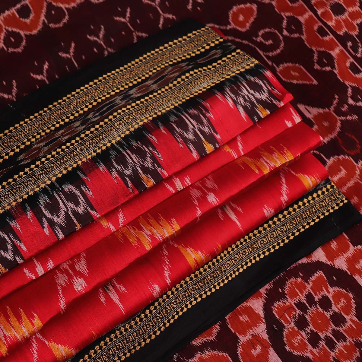 Handloom Khandua Silk Ikat Saree Handloom Saree_Khandua Silk Priyadarshini Handloom 