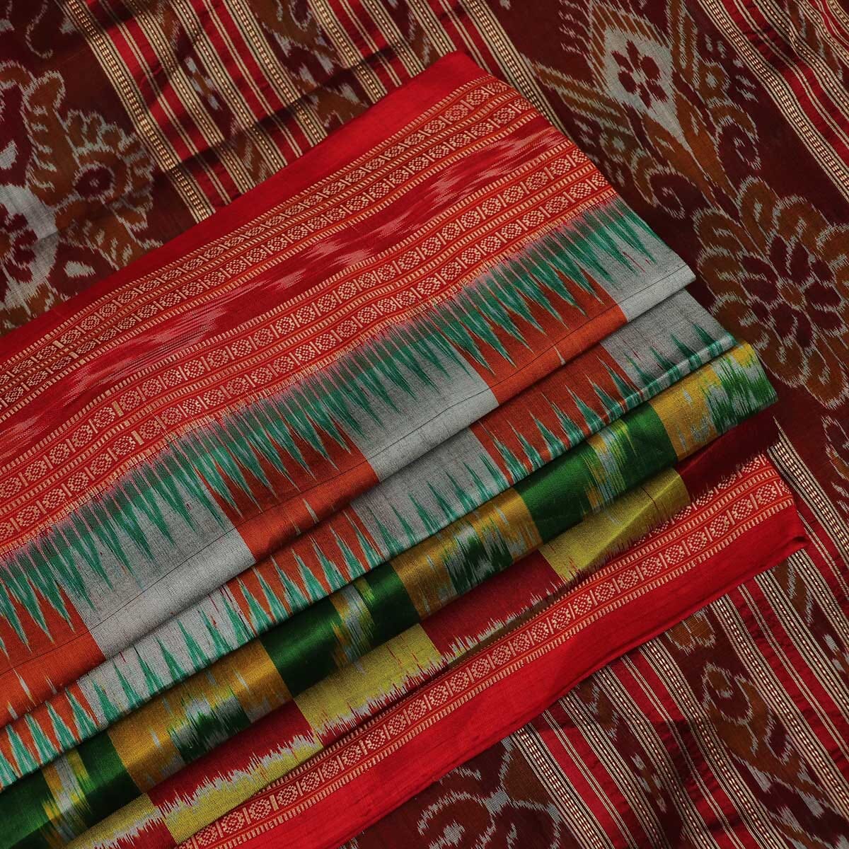 Handloom Khandua Silk Ikat Saree Handloom Saree_Khandua Silk Priyadarshini Handloom 