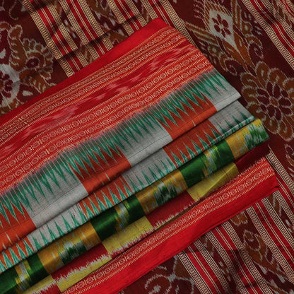 Handloom Khandua Silk Ikat Saree Handloom Saree_Khandua Silk Priyadarshini Handloom 