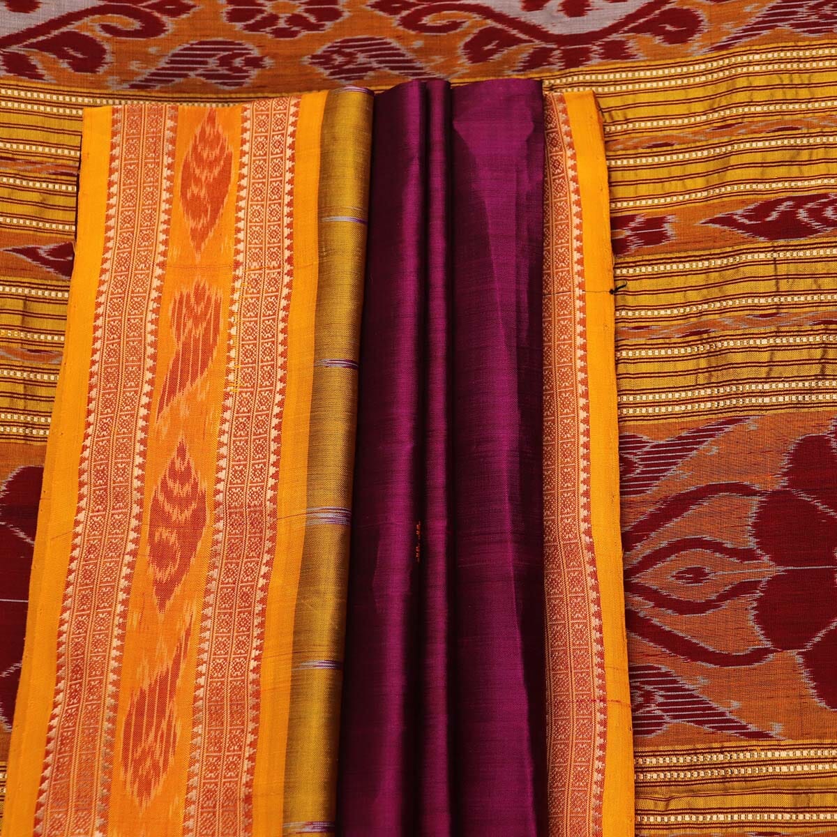 Handloom Khandua Silk Ikat Saree Handloom Saree_Khandua Silk Priyadarshini Handloom 