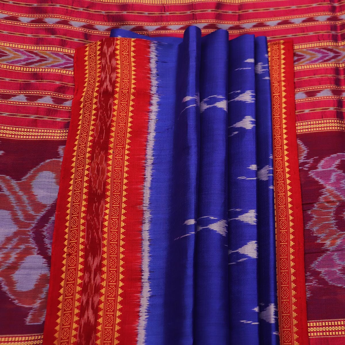 Handloom Khandua Silk Ikat Saree Handloom Saree_Khandua Silk Priyadarshini Handloom 