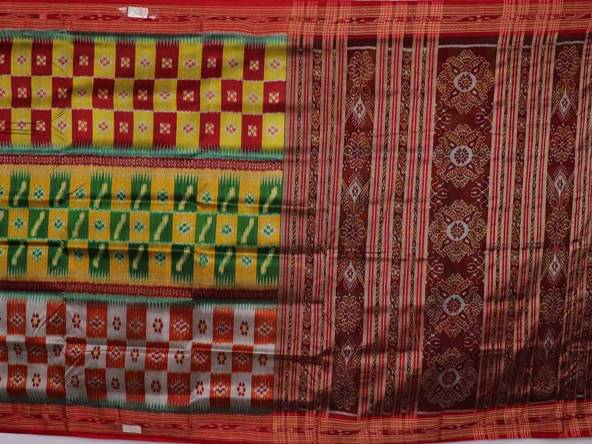 Handloom Khandua Silk Ikat Saree Handloom Saree_Khandua Silk Priyadarshini Handloom 
