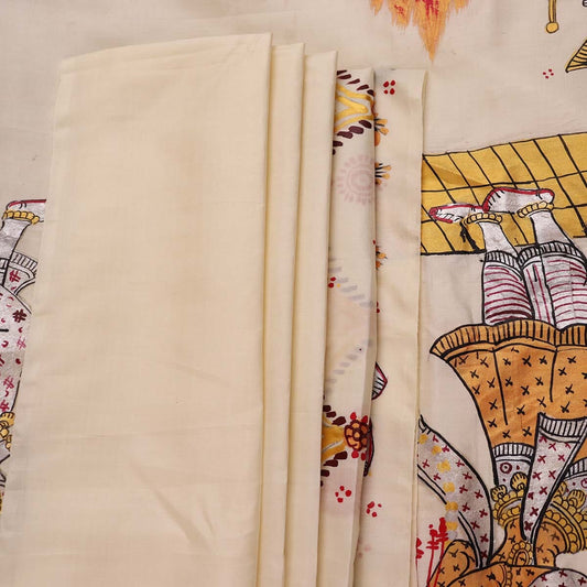 Handloom Patachitra Silk Saree Handloom Saree_Pattachitra silk Priyadarshini Handloom 