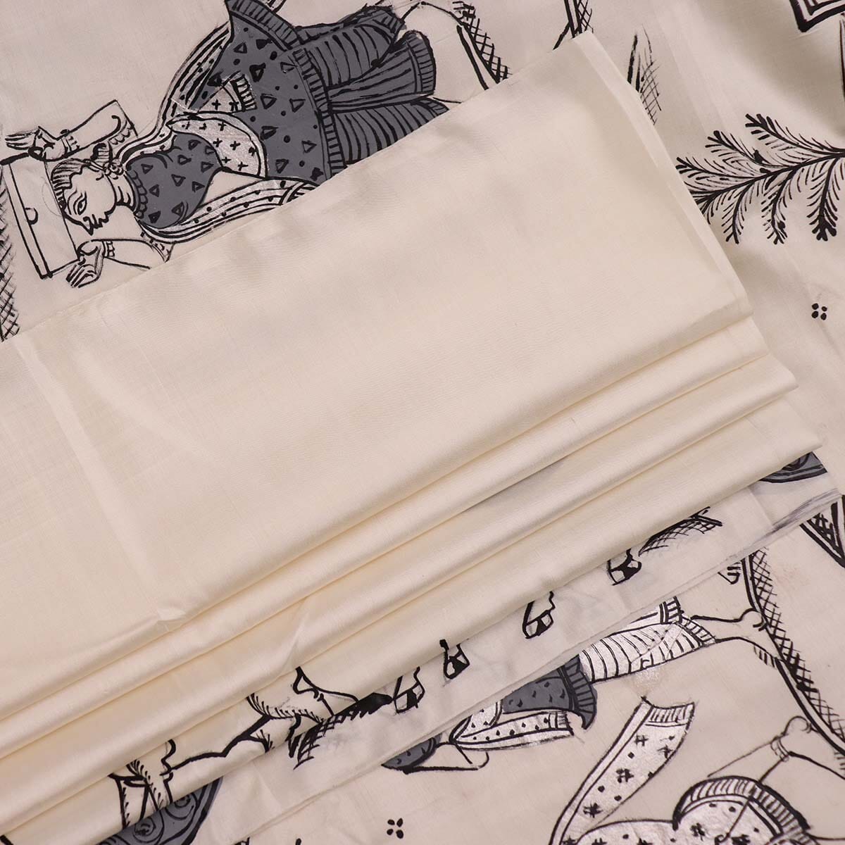 Handloom Patachitra Silk Saree Handloom Saree_Pattachitra silk Priyadarshini Handloom 