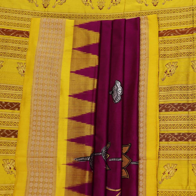 Pattachitra weave detail