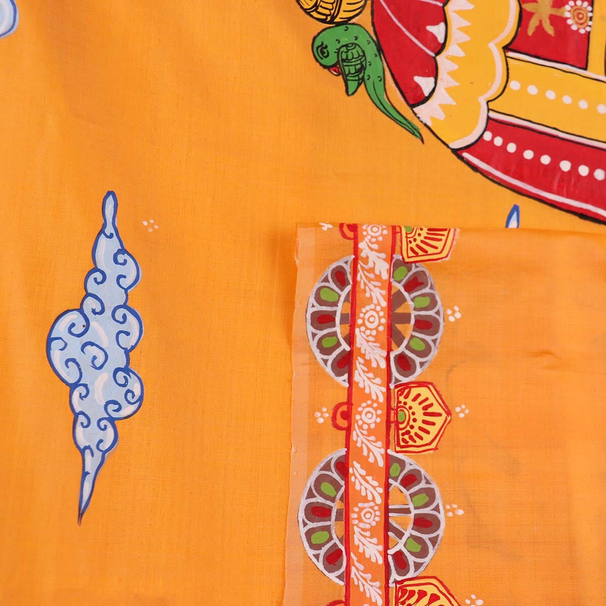 Handloom Patachitra Silk Saree Handloom Saree_Pattachitra silk Priyadarshini Handloom 