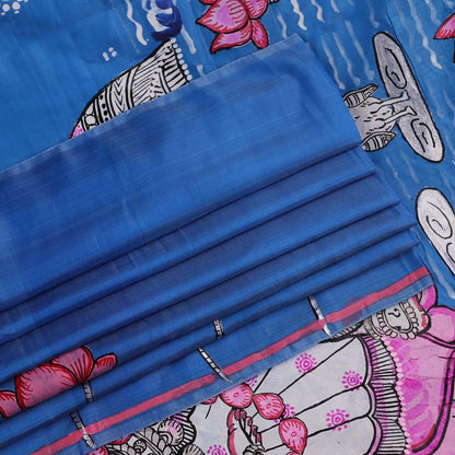 Handloom Patachitra Silk Saree Handloom Saree_Pattachitra silk Priyadarshini Handloom 