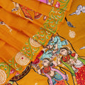 ହ୍ୟାଣ୍ଡଲୁମ୍ ପାଟାଚିତ୍ରା ରେଶମ ସାରୀ |