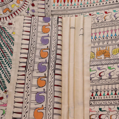Handloom Patachitra Silk Saree Handloom Saree_Pattachitra silk Priyadarshini Handloom 
