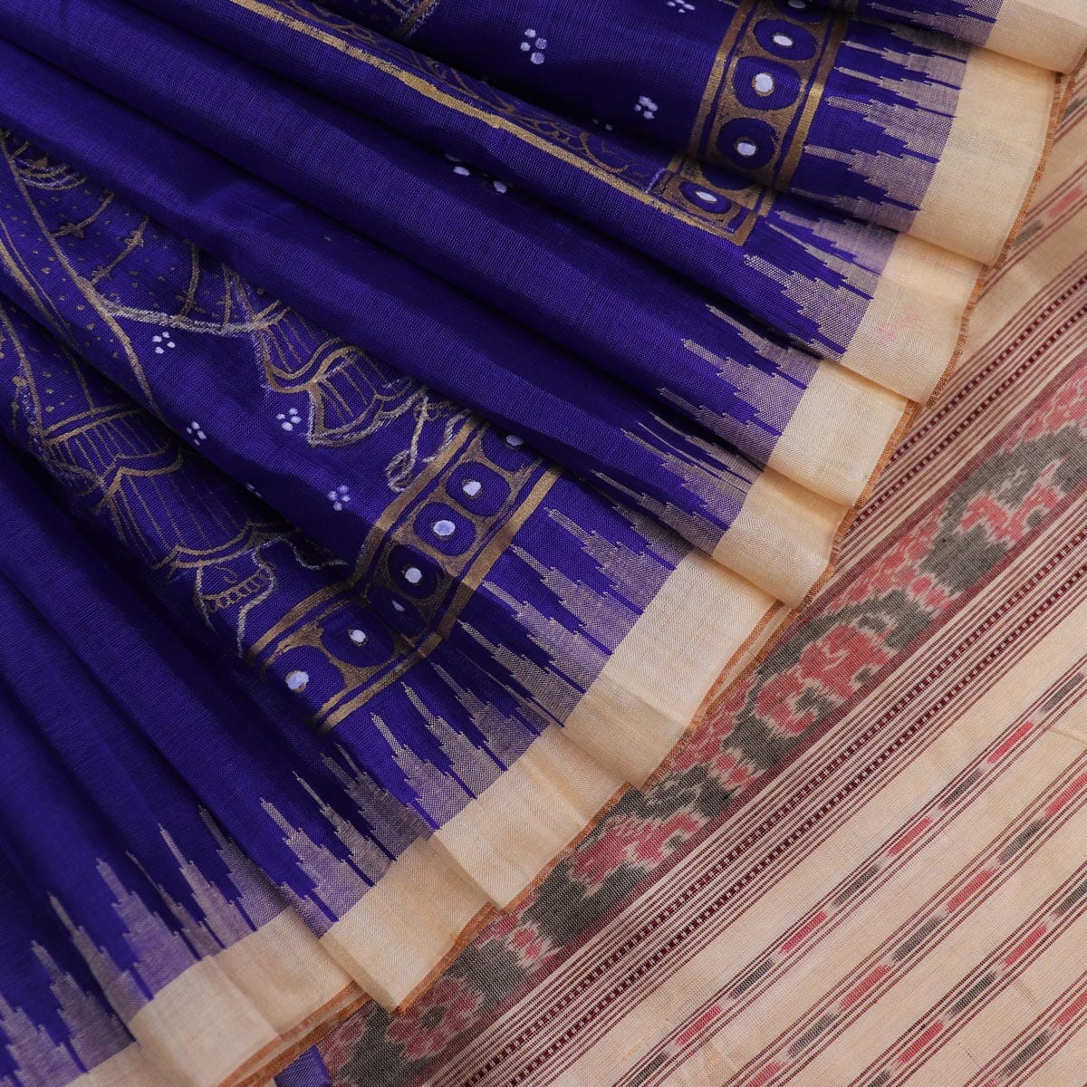 Handloom Patachitra Silk Saree Handloom Saree_Pattachitra silk Priyadarshini Handloom 