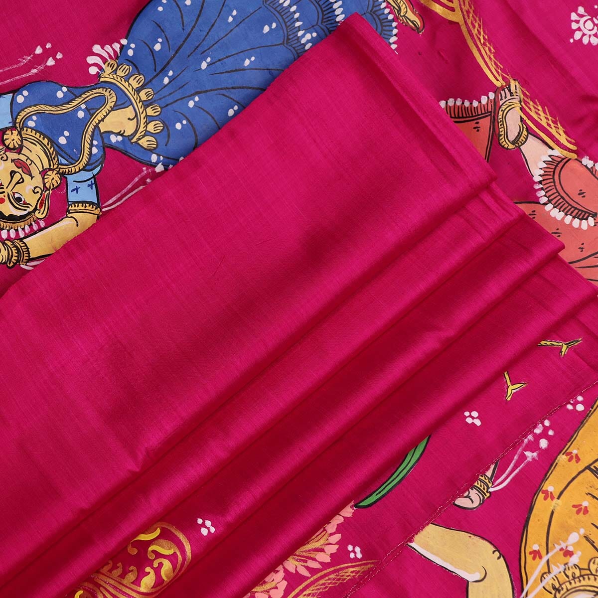 Handloom Patachitra Silk Saree Handloom Saree_Pattachitra silk Priyadarshini Handloom 