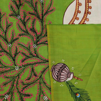 Handloom Patachitra Silk Saree Handloom Saree_Pattachitra silk Priyadarshini Handloom 