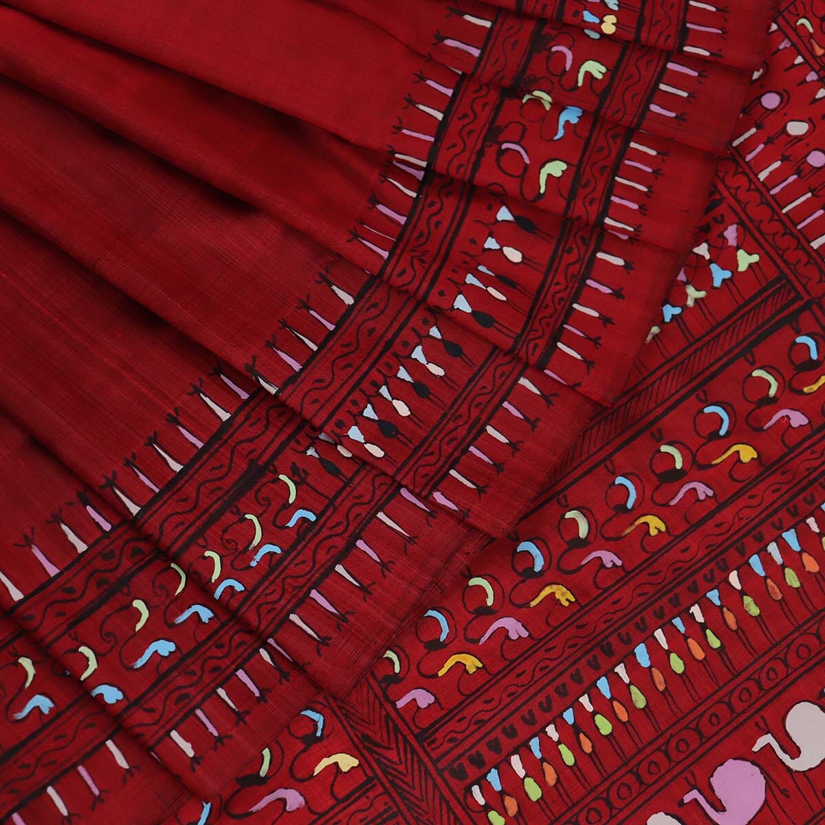 Handloom Patachitra Silk Saree Handloom Saree_Pattachitra silk Priyadarshini Handloom 