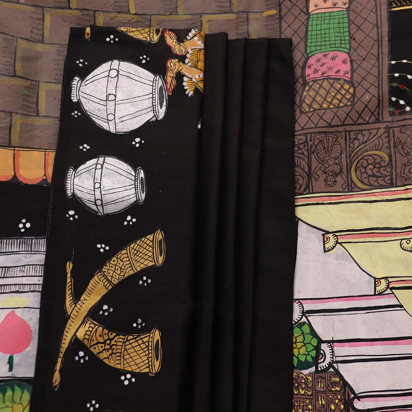Pattachitra weave detail