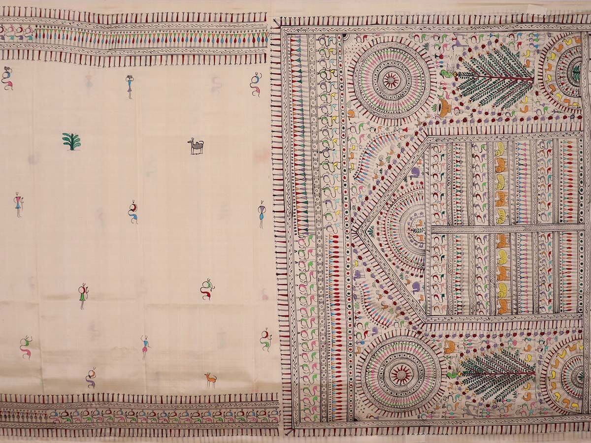 Handloom Patachitra Silk Saree Handloom Saree_Pattachitra silk Priyadarshini Handloom 