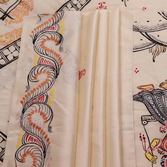 Handloom Patachitra Silk Saree Handloom Saree_Pattachitra silk Priyadarshini Handloom 