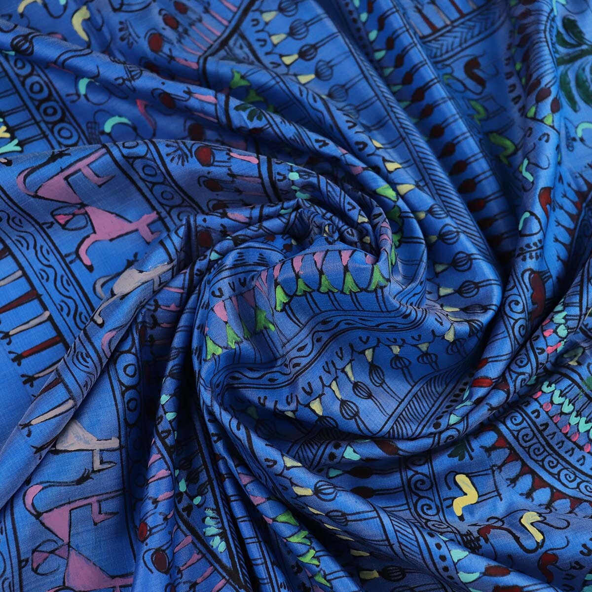 Handloom Patachitra Silk Saree Handloom Saree_Pattachitra silk Priyadarshini Handloom 